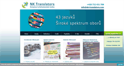 Desktop Screenshot of nk-translators.com